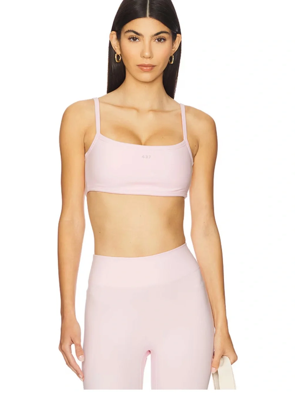 The Micro Bra in Powder Pink 437